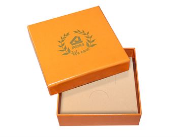 Smykkeæske, Ring, ørepynt eller kæde - orange